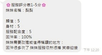 台中定點茶 梨梨 援交