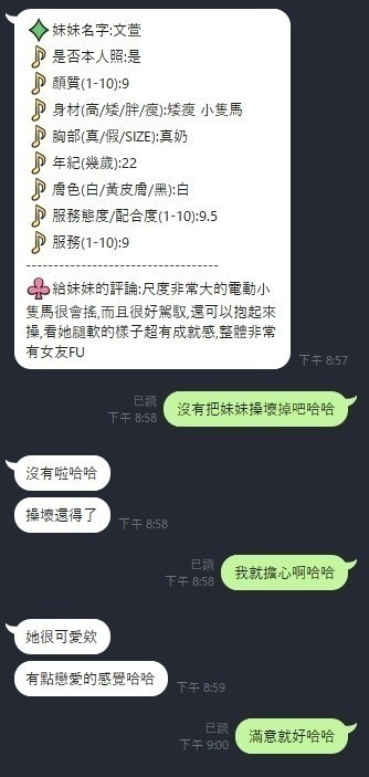 新竹定點茶 文萱 援交